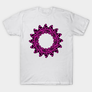 Black and pink mandala T-Shirt